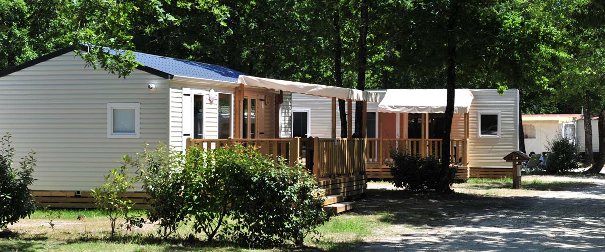 Mobil-home à louer dans le parc du camping Tastesoule à Vensac