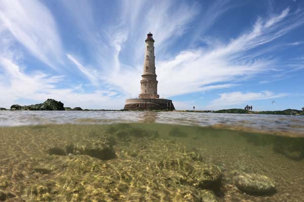 Le phare de Cordouan en Gironde au Verdon sur mer