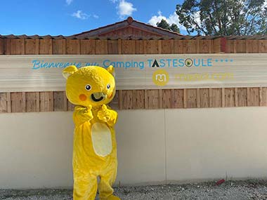 La mascotte du  camping Tastesoule à Vensac près de Montalivet